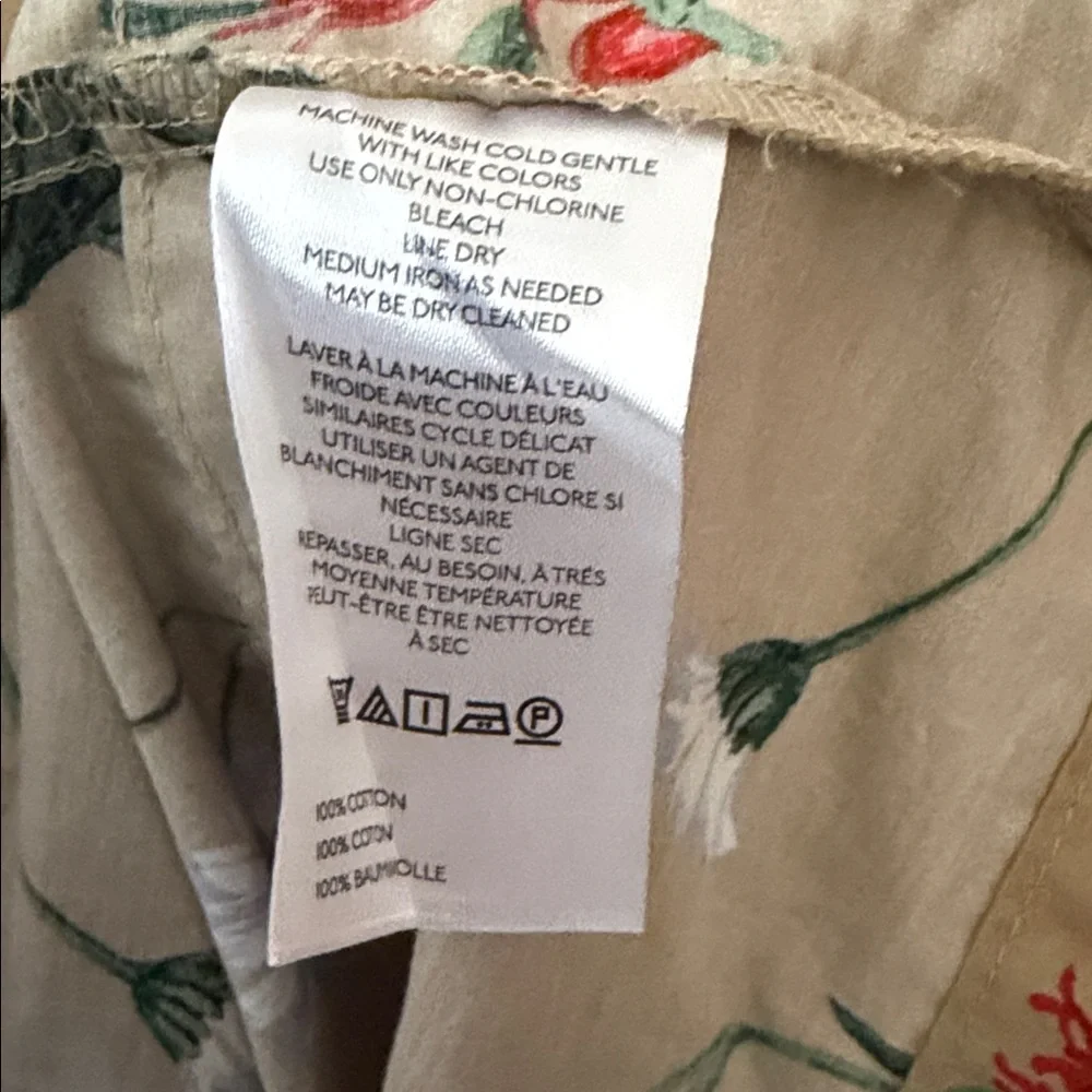 Anthropologie The Somerset Maxi Floral Dress Size L - Picture 8 of 8